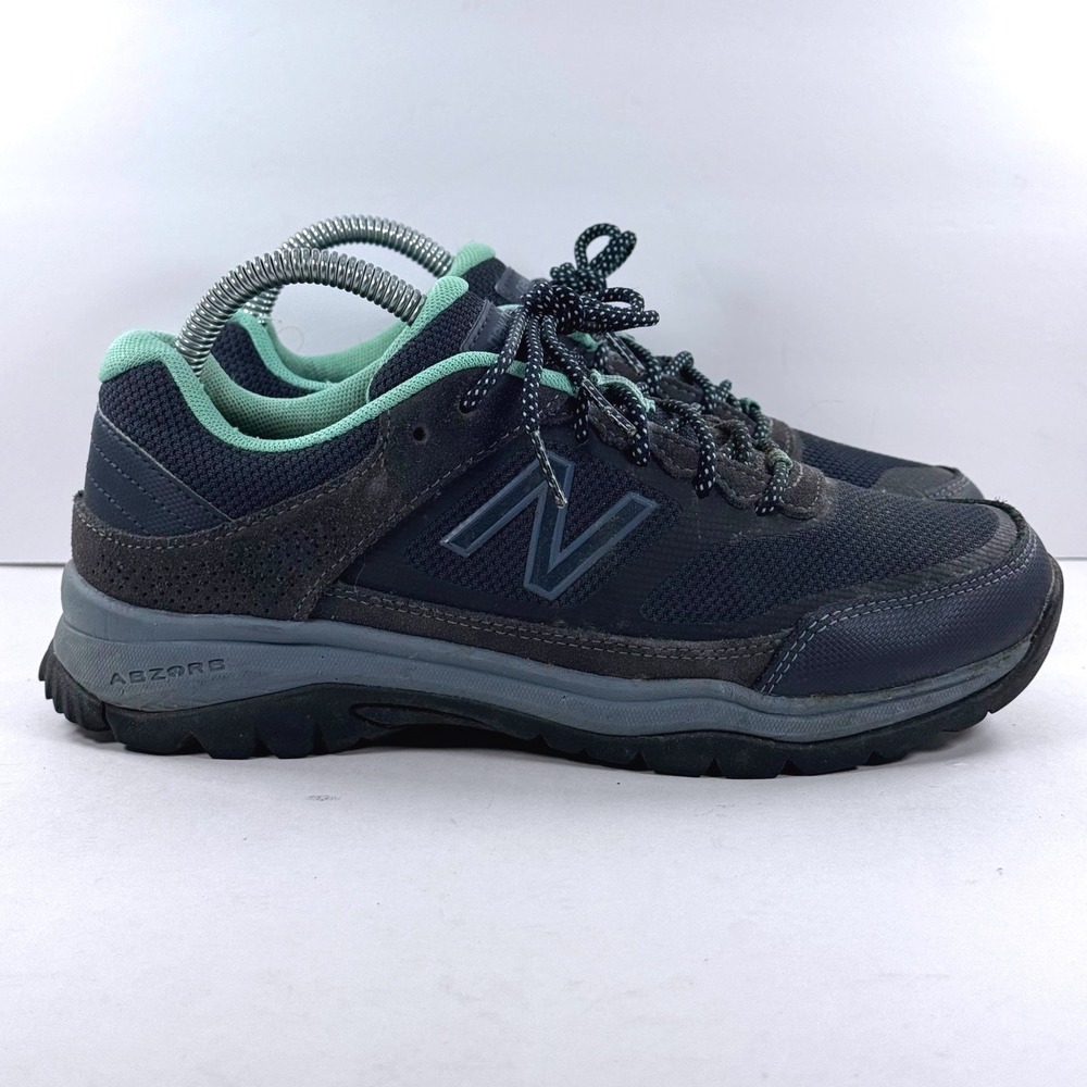 New Balance 669 v1 Womens 8 Wide Navy Grey Mint Trail Walking Shoes WW669GR